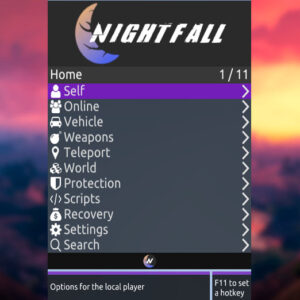 Modmenu de pago NightFall GTA V Online 1.63