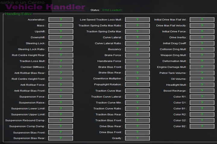 Vehicle Handler Free v1.1.0 GTA V Online 1.66